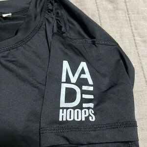 Black MADE Hoops compression shirt